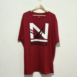 Remera Nautica Roja con Estampado