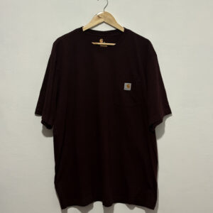 Remera Carhatt Original Fit bordo