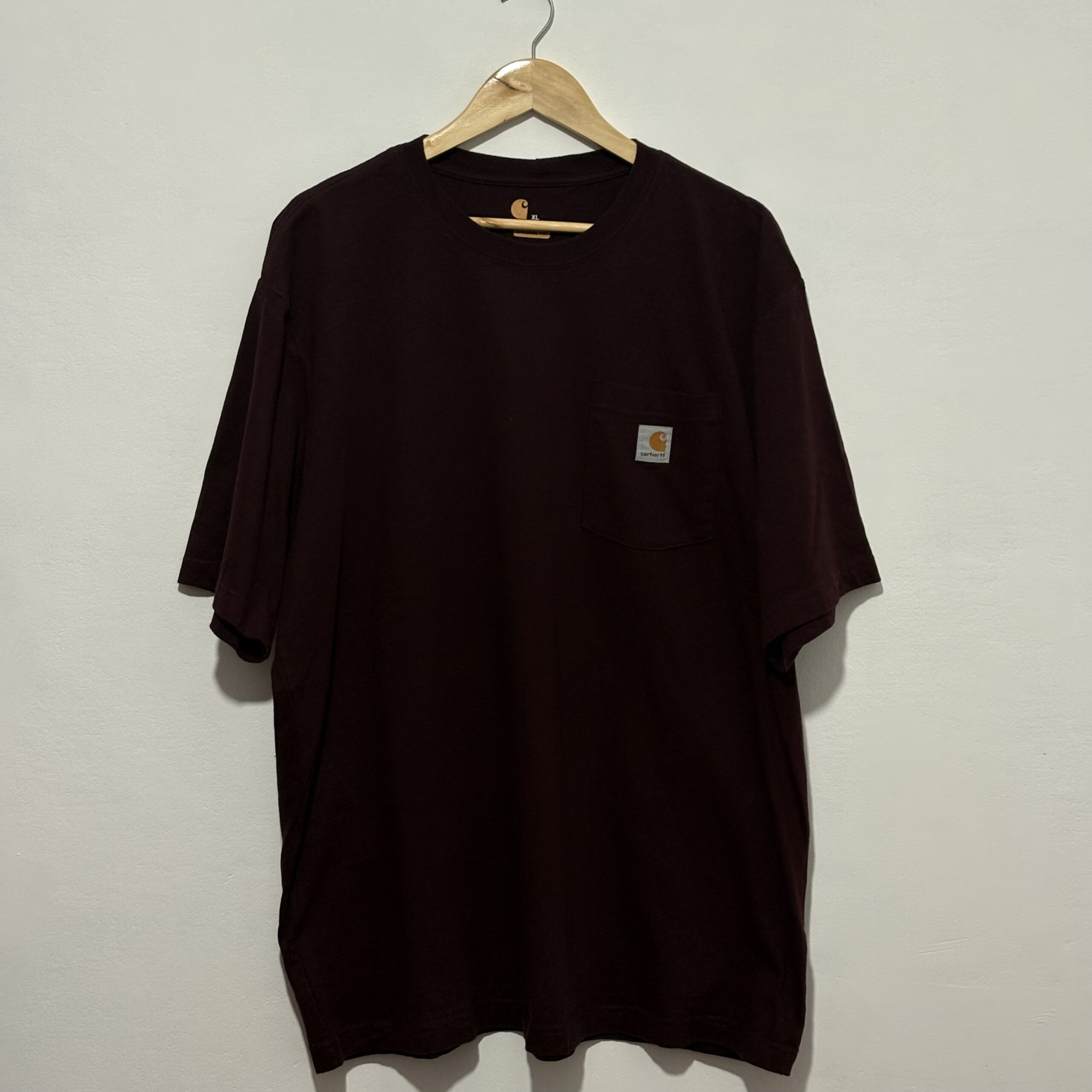 Remera Carhatt Original Fit bordo