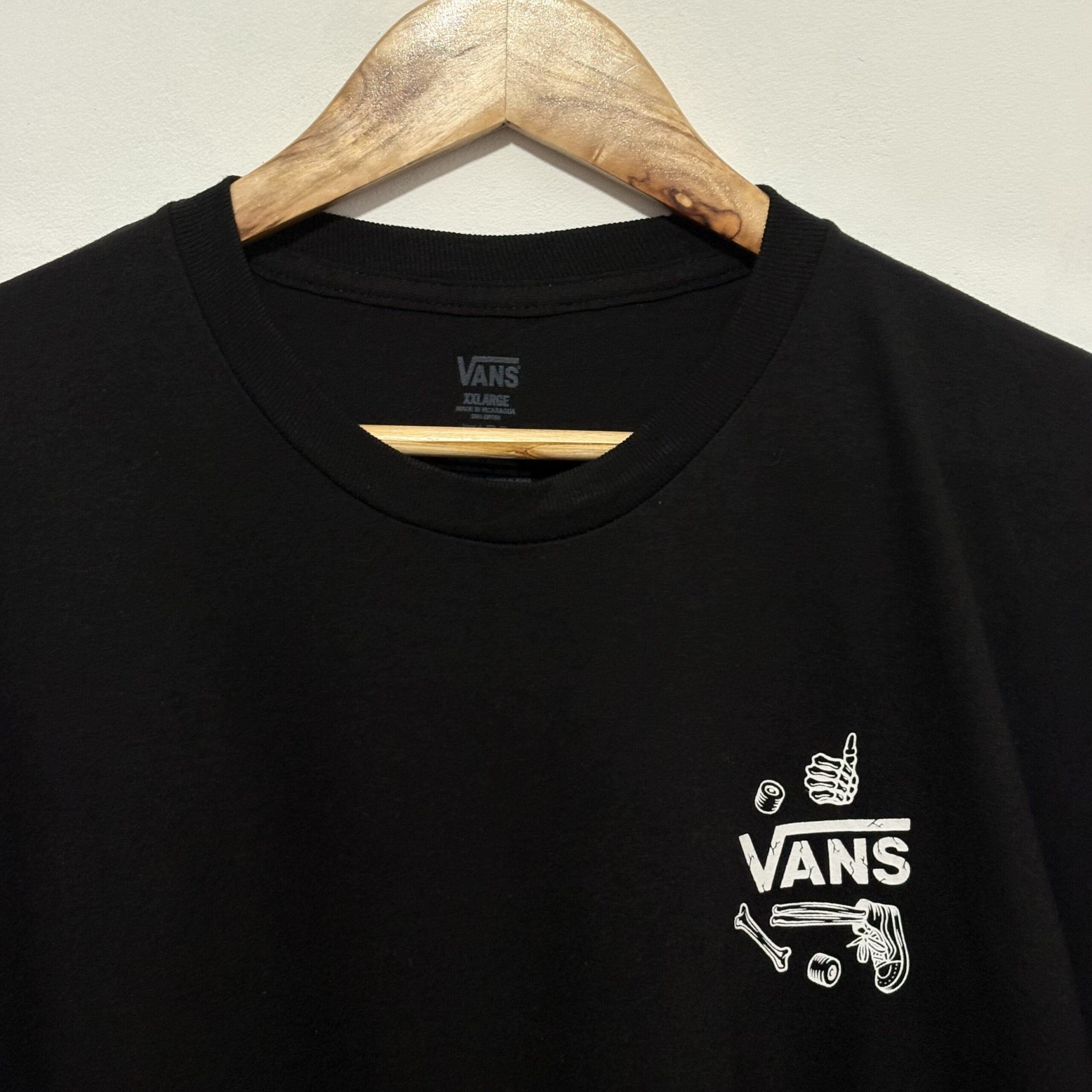 Remera Vans negra con estampa en la espalda - Imagen 2