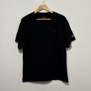 Remera Champion Negra Lisa